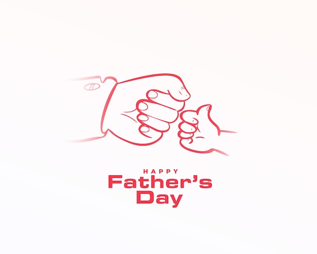 Free vector father's day event background celebrate the special bond of dad and son