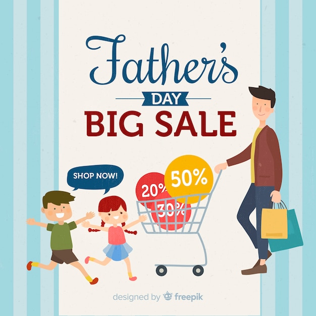 Father's day sale background