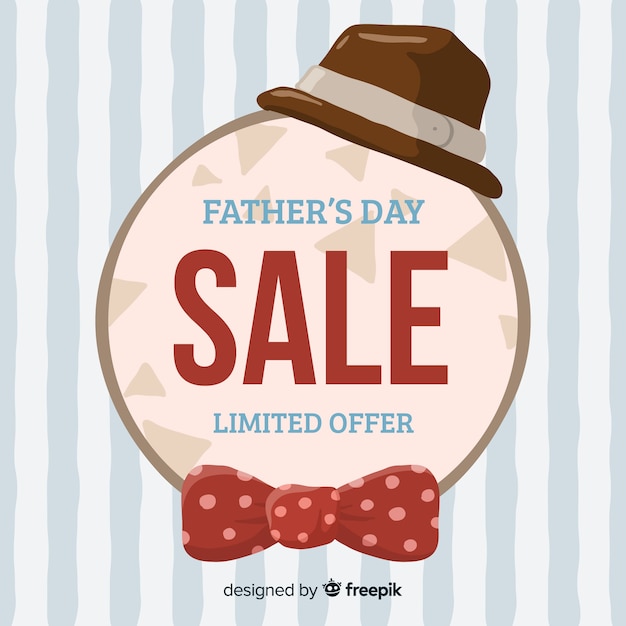 Free vector father's day sale