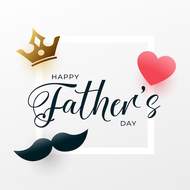 Free vector father's day special event background for social media post