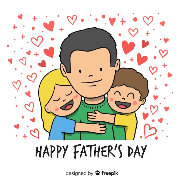 Free vector father's day