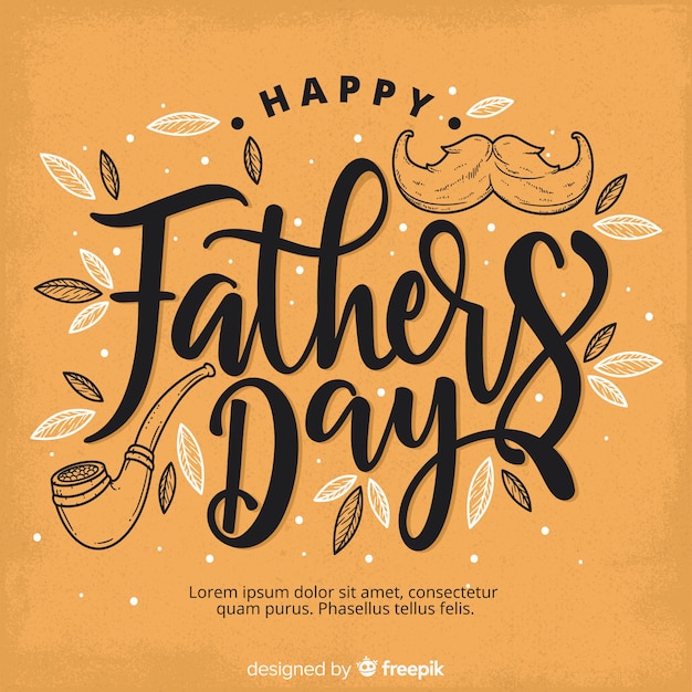 Free vector father's day