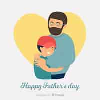 Free vector father's day