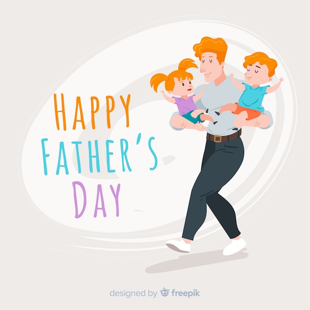 Free vector father's day