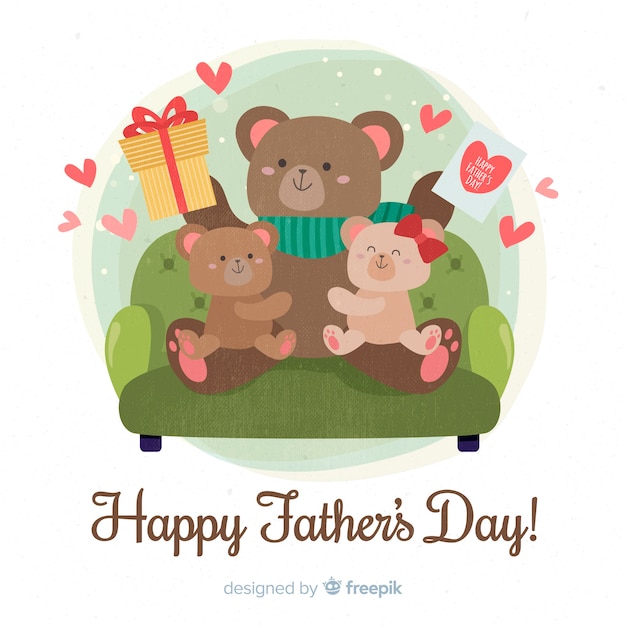 Free vector father's day