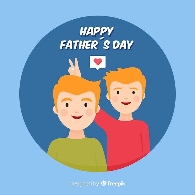 Free vector father's day