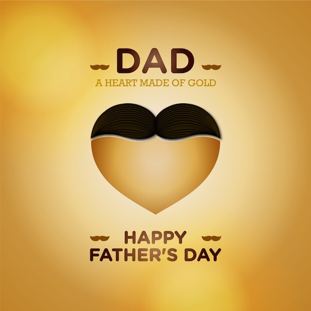 Бесплатное векторное изображение День отца