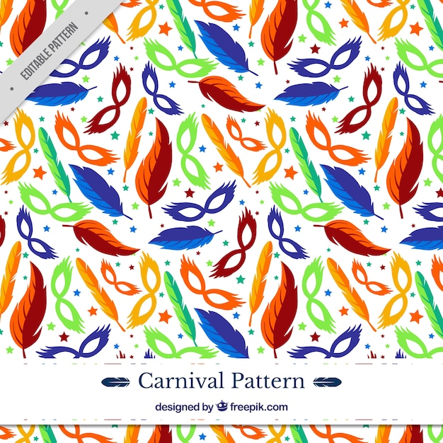 Free vector feather pattern and masks