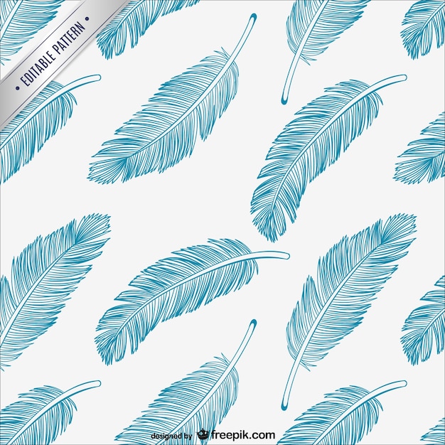 Download Free Feathers editable pattern SVG DXF EPS PNG - Cut File ...