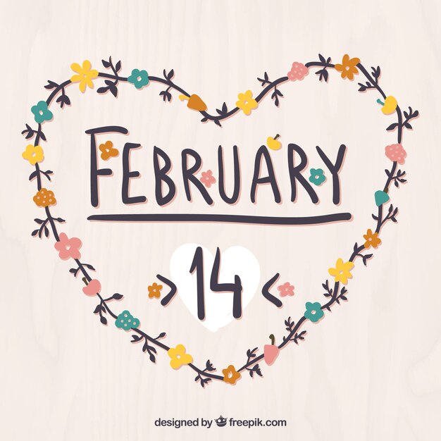 February 14 heart