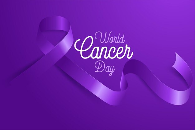 February 4 concept World Cancer Day