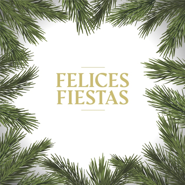 Felices fiestas 레터링