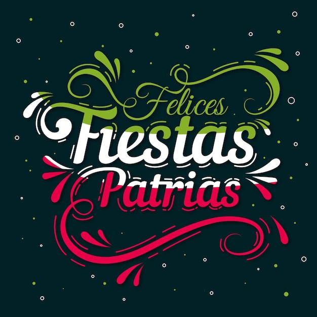 Felices fiestas patrias 개념