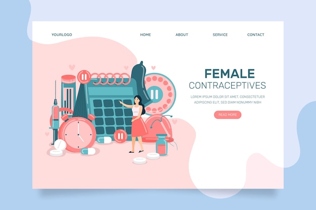 Female contraceptives landing page