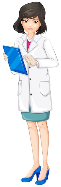 A female doctor