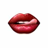 Free vector female lips make up