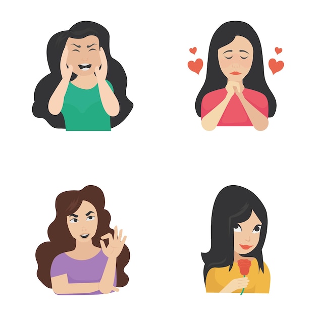 Female Stickers