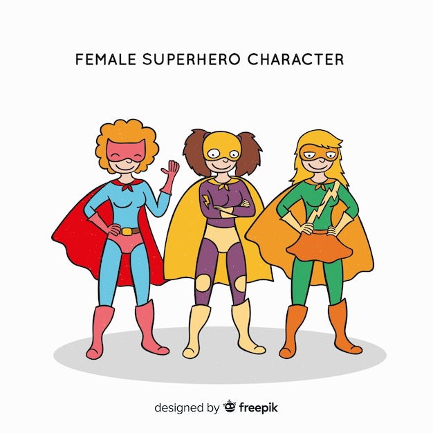 Personaggio femminile supereroe