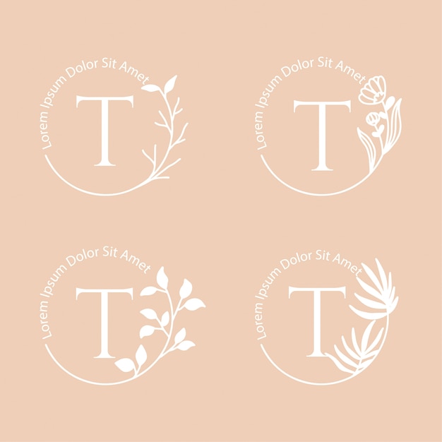 Download Free Feminine Frame Floral Logo Editable Template For Branding Use our free logo maker to create a logo and build your brand. Put your logo on business cards, promotional products, or your website for brand visibility.