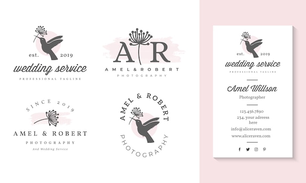 Download Free Feminine Logo Collections Template Premium Vector Use our free logo maker to create a logo and build your brand. Put your logo on business cards, promotional products, or your website for brand visibility.