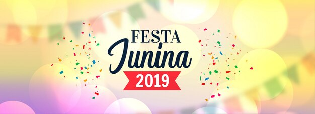 Festa junina 2019 celebration design