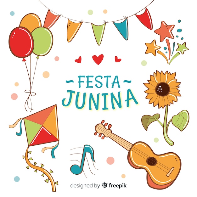 Free vector festa junina background