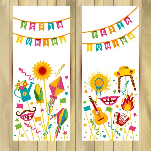 Festa junina banners