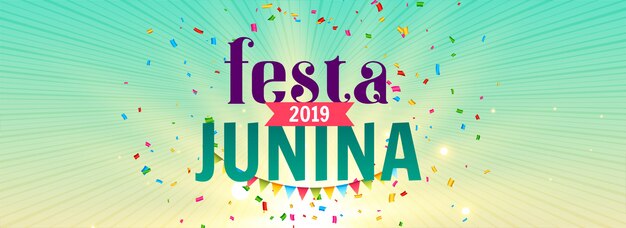 festa junina celebration banner 