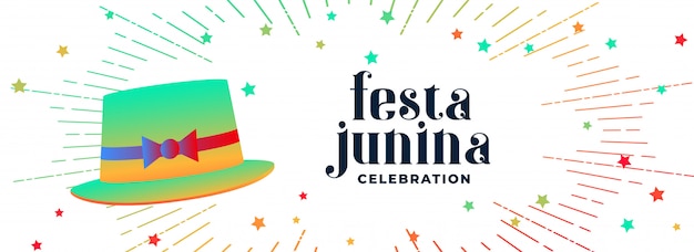 Знамя шляпы торжества Festa junina