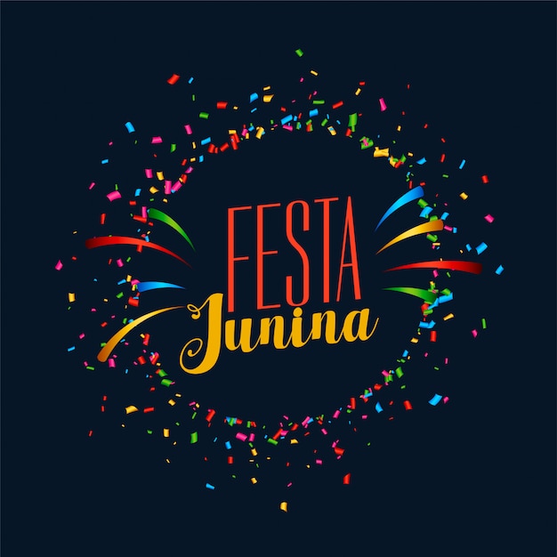 Festa junina celebration party card