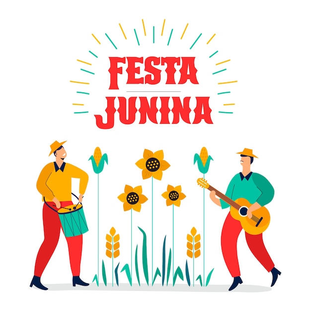 Illustrazione di festa junina