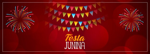 Festa junina red celebration design