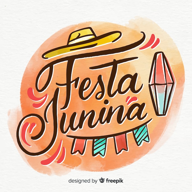 Vettore gratuito festa junina