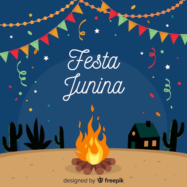 Vettore gratuito festa junina