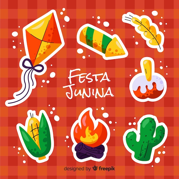 Vettore gratuito festa junina