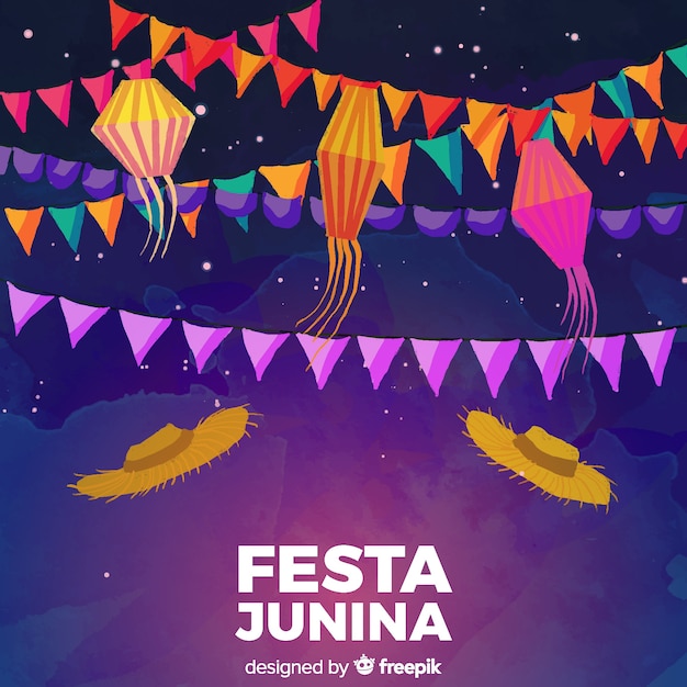 Vettore gratuito festa junina