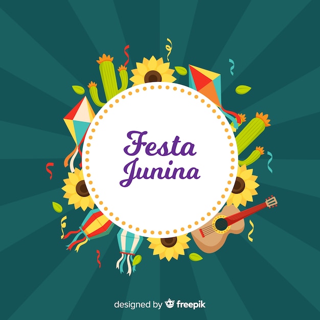 Vettore gratuito festa junina