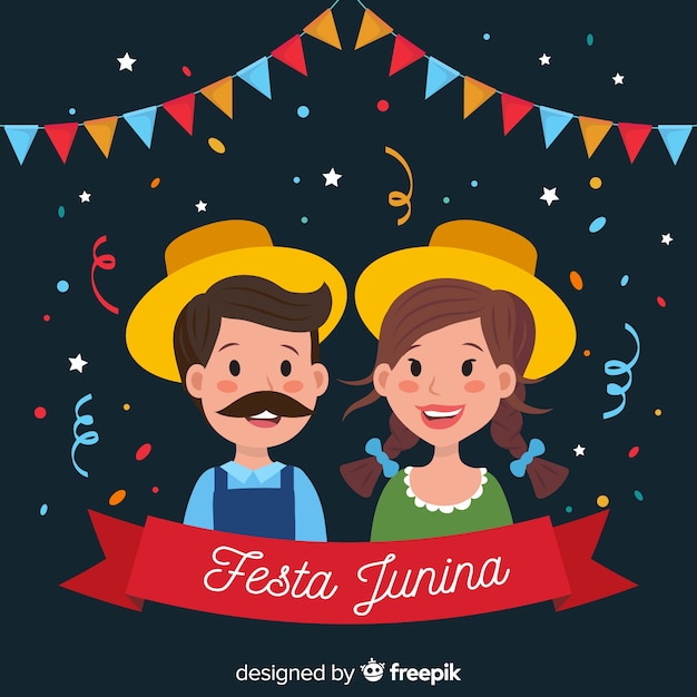 Vettore gratuito festa junina