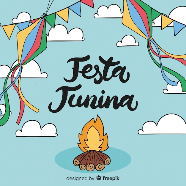 Vettore gratuito festa junina