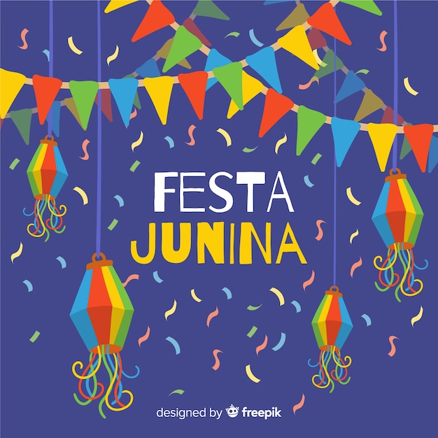 Vettore gratuito festa junina