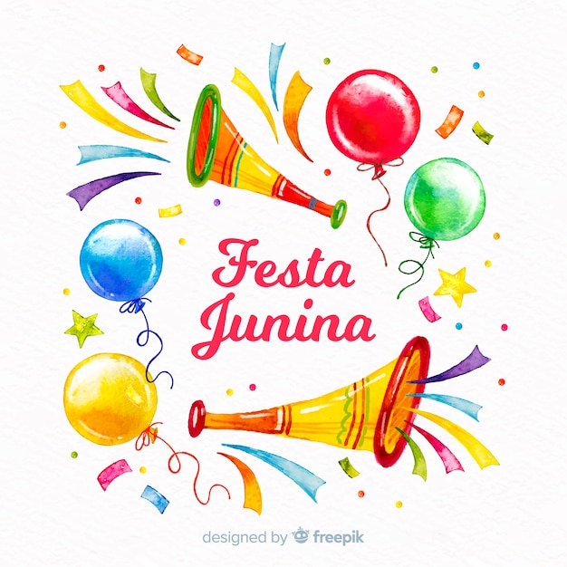 Vettore gratuito festa junina