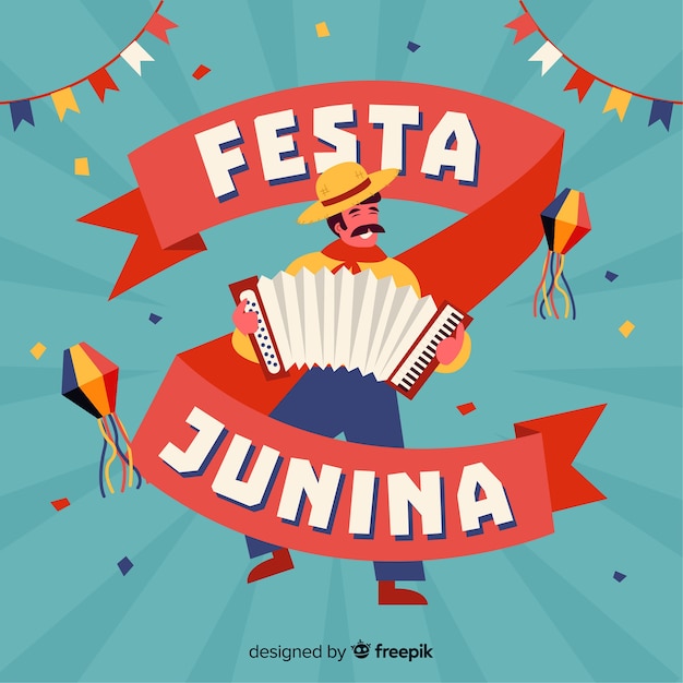 Vettore gratuito festa junina