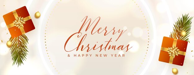 Festival banner for merry christmas holiday event