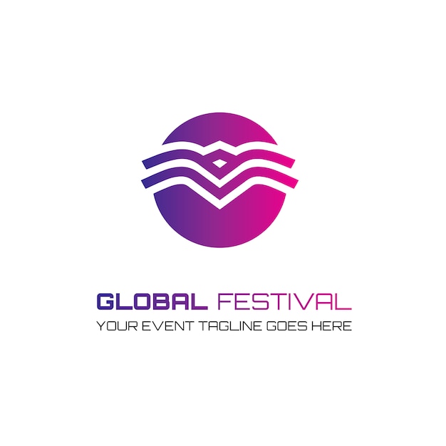 Free vector festival logo design