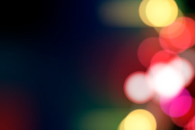 Festive blurred lights