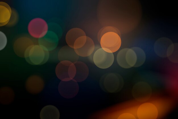 Festive blurred lights