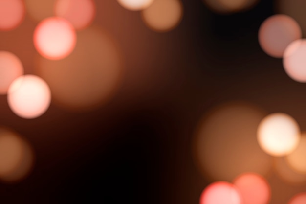 Festive blurred lights