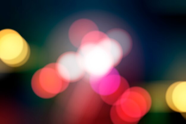 Festive blurred lights