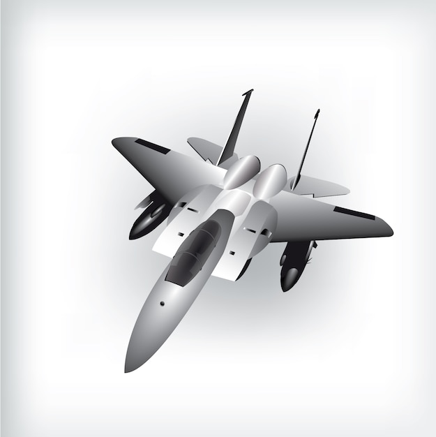 Free vector fighter plane background design