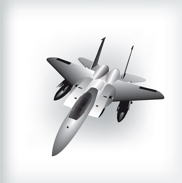Fighter plane background design